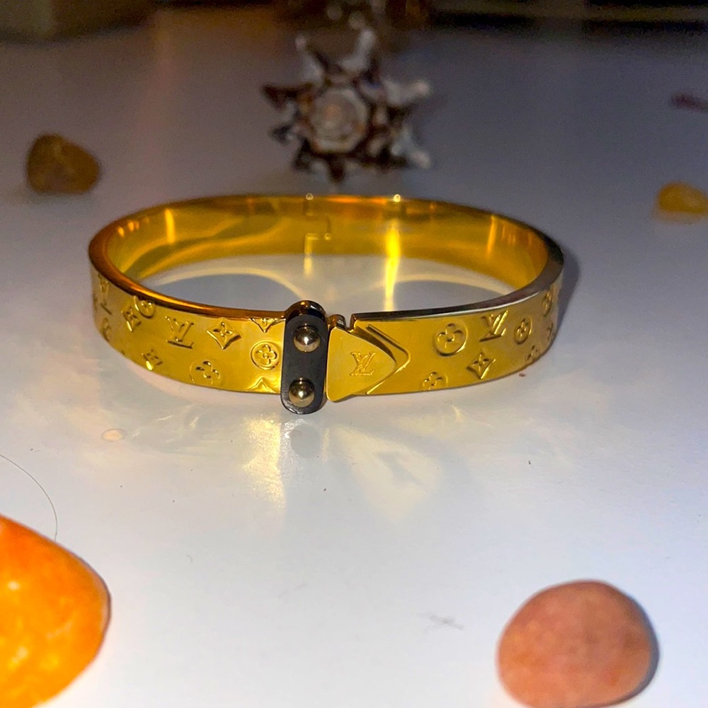 LV gold bracelet